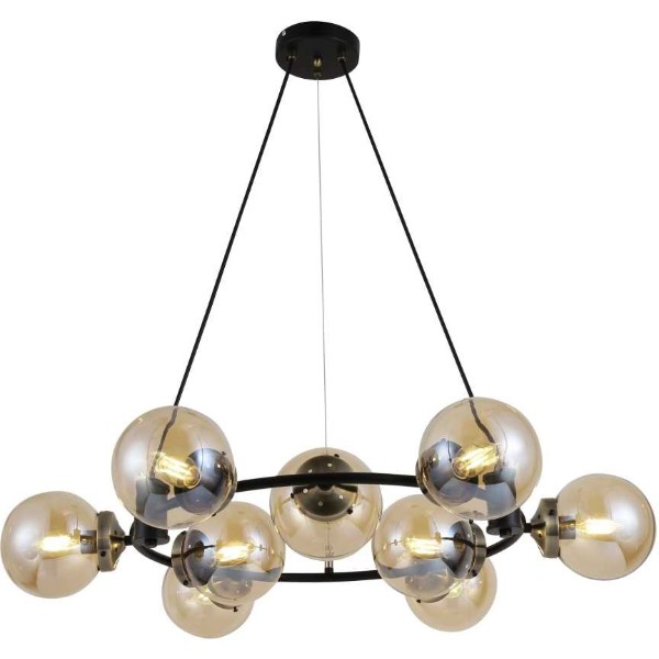 Фото - Люстра Sirius 74405/9 Antique Brass + Matte Black
